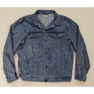 Elia-Cher Women's Jacket Size M 8-10 Light Wash Denim